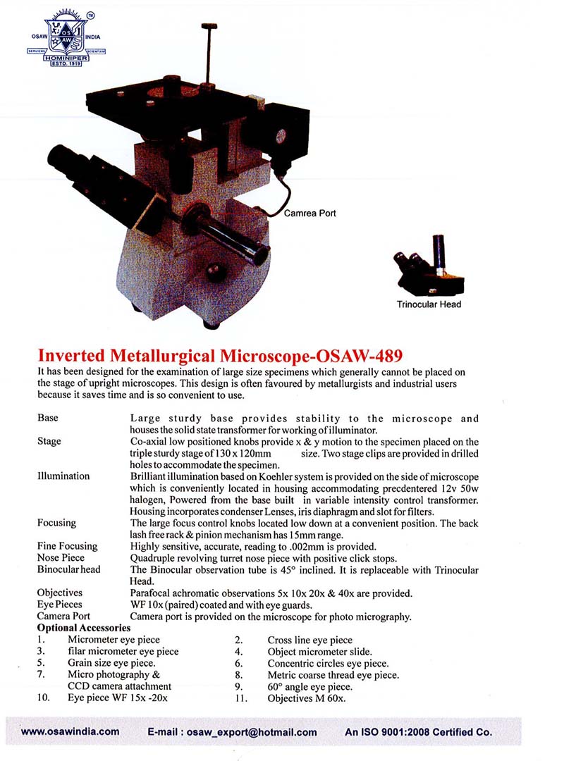 inverted mettalurgical microscope